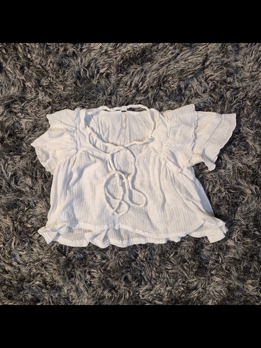 Free People Endless Summer Island Angel Gauze Top - Picture 2 of 6